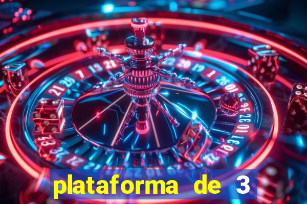plataforma de 3 reais jogo